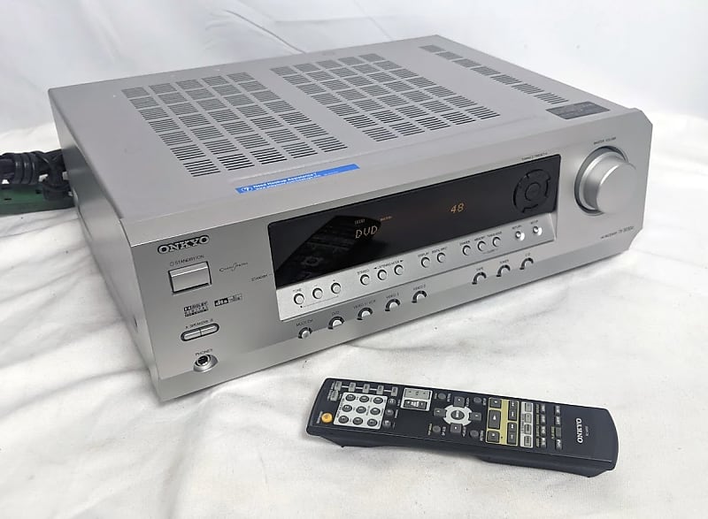 Onkyo TX-SR304 AV Receiver Amplifier Tuner Stereo Dolby Ditigal DTS Surround - Silver image 1