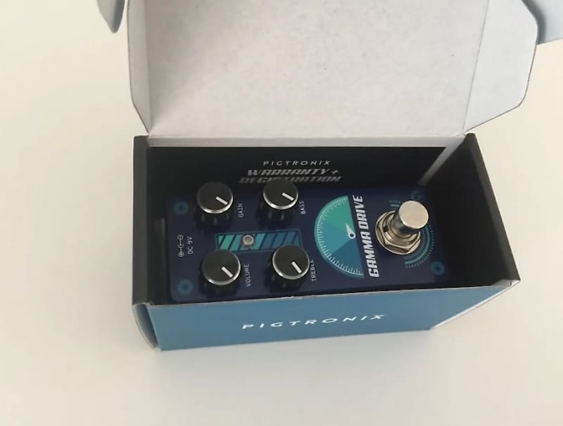 Pigtronix Gamma Drive Overdrive Pedal w/ Original box & paperwork image 1