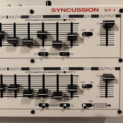 Michigans Synth Works SY-1 Analog Drum Synthesizer - with MIDI Configuration 2023 - White image 3