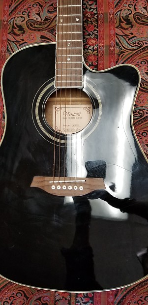 Ventura acoustic electric guitar top