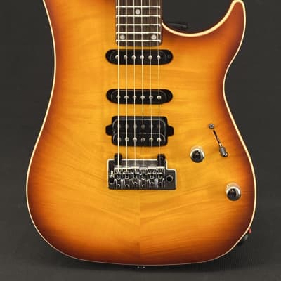Vigier Excalibur Ultra Blues Mahogany Limited in Amber Matte with Rosewood Fretboard image 1