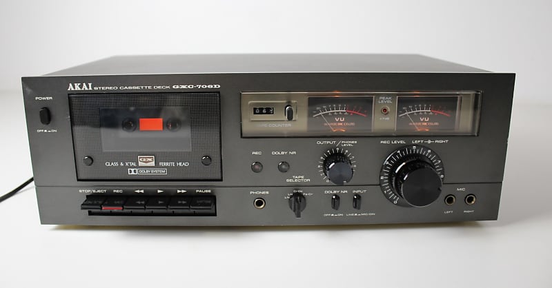 Akai GXC-706D Vintage Cassette Deck Nice condition - Fully working