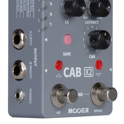 MOOER CAB X2 Stereo Cabinet Simulator Effektpedal image 3