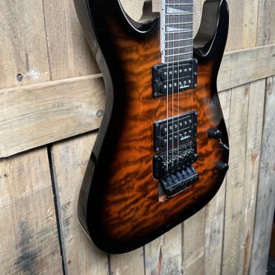 Jackson Dinky JS32Q DKA Arch Top Electric Guitar-Dark Sunburst (Pre-Owned) image 7