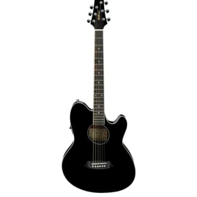 Ibanez TCY10E-BK Talman Double Cutaway Black electro-acoustic guitar for sale