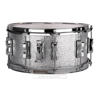 Ludwig Classic Maple Snare Drum 14x6.5 Silver Sparkle image 2