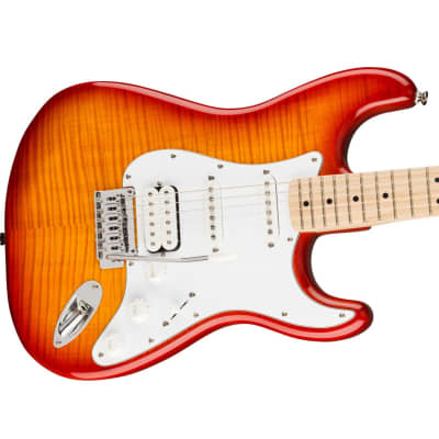 Fender Squier Affinity Stratocaster - FMT HSS MN WPG Sienna Sunburst for sale