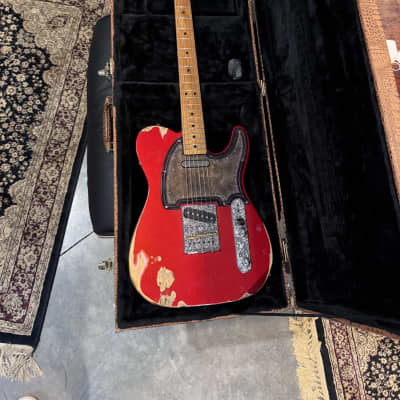 Fender Telecaster - Candy Apple Red - Roasted Maple Neck - Modified Heavy Relic Cowboy Guitar image 1