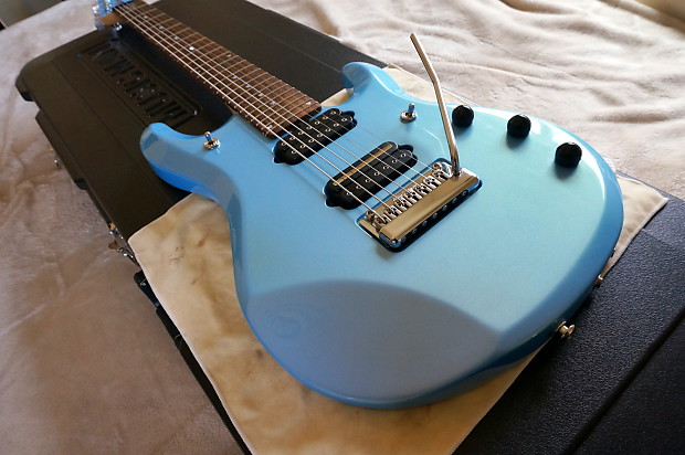 Ernie Ball Music Man JP7 Petrucci 7 String JP Sky Blue | Reverb