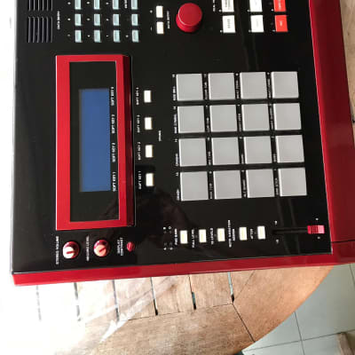 Akai MPC3000 CUSTOM GLOSSY BLACK AND RUBY RED + zip drive +SCSI Production Center image 11