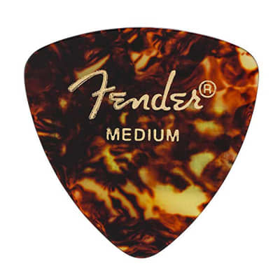 Fender 346 Classic Celluloid Guitar Picks - SHELL - MEDIUM - 12-Pack (1 Dozen) image 2