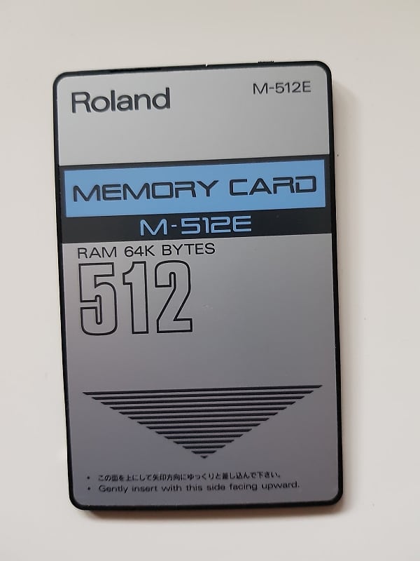 Roland Memory Card M-512E RAM for JV2080 Etc