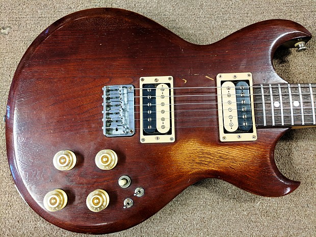 1980's Aria Pro II Cardinal Series CS-250 Stained Ash Electric