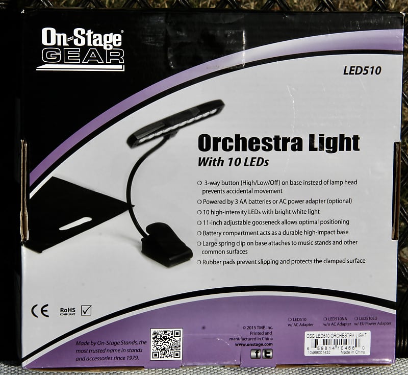 On Stage LED510 Clip-On Orchestra Light, 10 Lights | Reverb