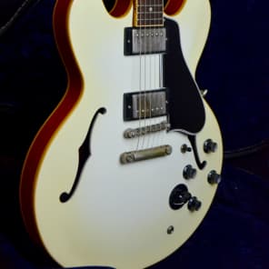 Gibson ES333/345 conversion 2003 White top, Cherry Back and Sides image 11