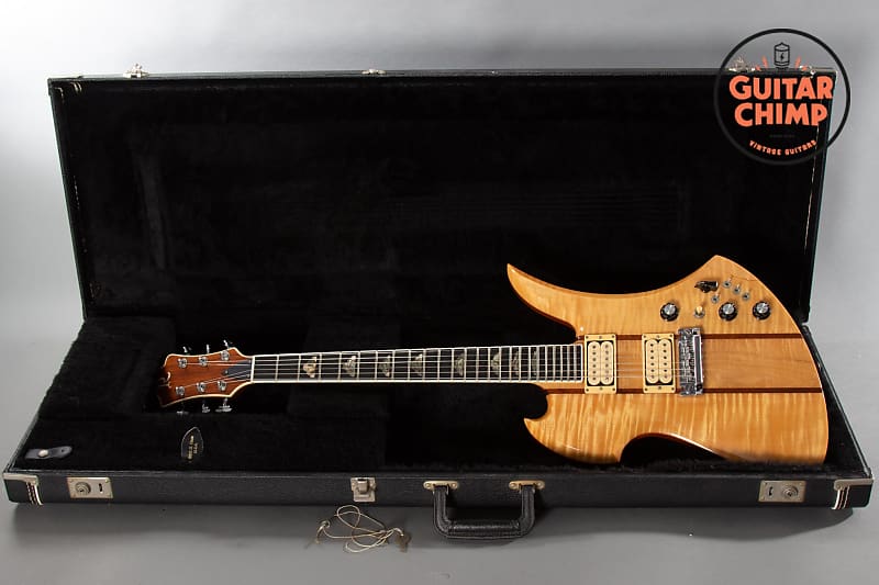 1998 BC Rich USA Mockingbird Supreme Natural | Reverb