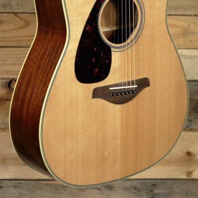Yamaha FG820L Left Handed Acoustic Guitar Natural for sale