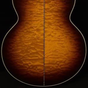 2012 Gibson LE 75th Anniversary J-200 Quilt Maple Nitrocellulose/Sunset Burst image 4