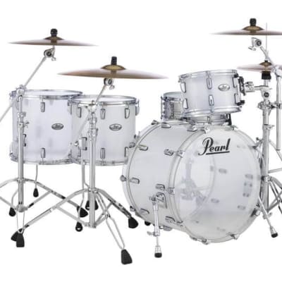 Pearl Crystal Beat 4pc Drum Set 22/12/14/16 Frosted image 2