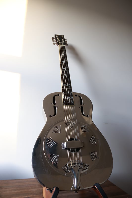 Supro Resonator 1990s - Silver Engraved image 1