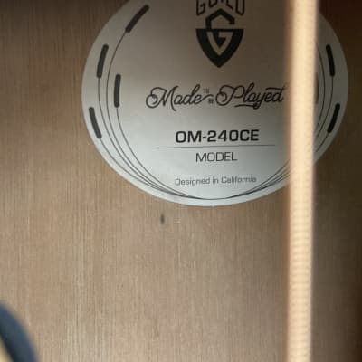 Guild OM-240CE Acoustic/Electric in Natural image 4