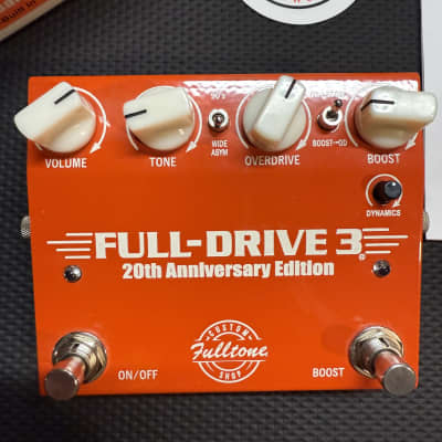 Fulltone Custom Shop FD-3 Full Drive 3 20th Anniversary