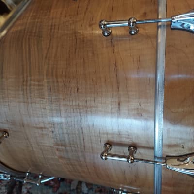 Summit Solid Curly Maple Double Bass Drums: (2)15x22,7x10,8x12,9x13,14x14FT,16x16FT w/6.5x14 Snare image 20