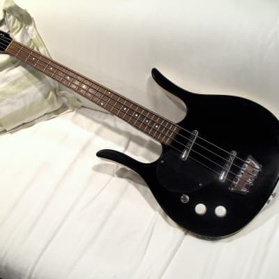 Jerry Jones Longhorn Bass 1992 - Left-Handed Black image 1