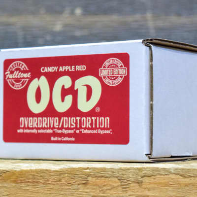 Fulltone Custom Shop Limited Edition Candy Apple Red OCD Distortion Effect Pedal image 10