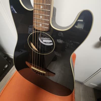 Fender Stratacoustic Deluxe Black 2009 Hybrid Electric/Acoustic 