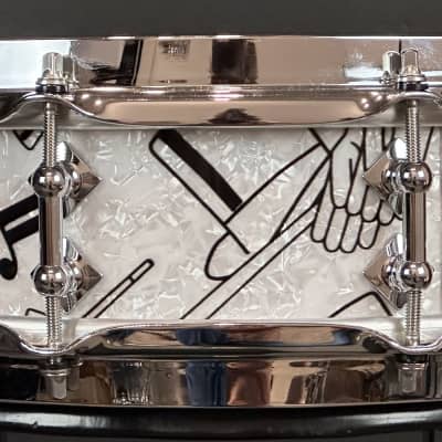 Craviotto 4x14" Solid Maple Snare Drum - Top Hat & Cane image 3