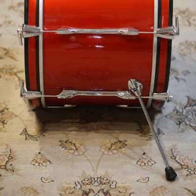 Premier 1970's Drum Set in Red Wrap - 13/14/16/22 image 19