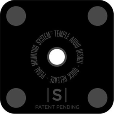 Temple Audio Design Quick Release Pedal Plate Black image 1