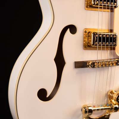 Gretsch G5422TG Electromatic Hollow Body Double Cut w/ Bigsby - Snowcrest White #0063 image 5