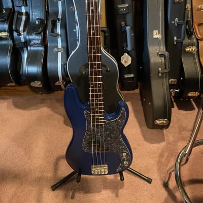 Partscaster Precision Bass - Gloss Blue w/Fender Gig Bag image 7