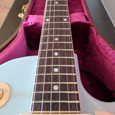 Gibson Custom Les Paul Special Single Cut - Frost Blue, Long Tenon, P-90s Soapbar image 3