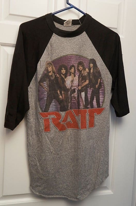 3/4 Vintage RATT 1985 Invasion Of Your Privacy Concert T-Shirt