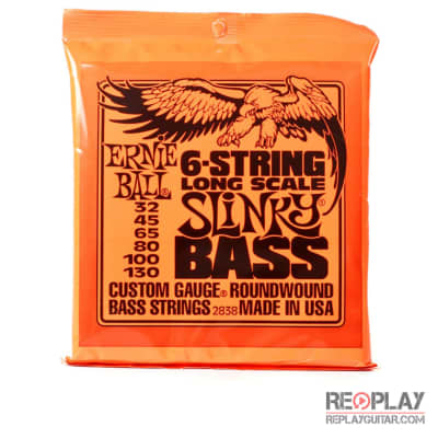 Ernie Ball 2838 Slinky 6-String Bass (32-130) image 1
