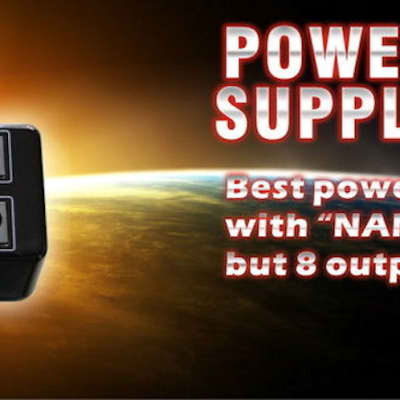 MOSKY Micro Power PW-8 NANO Power Supply Simultaneous Ceter Minus and Center Positive image 5