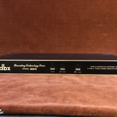 DBX Model 224 Type II Tape Noise Reduction System Vintage Rackmount image 2