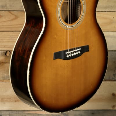 PRS SE T40E Acoustic/Electric Guitar Tobacco Sunburst w/ Case for sale