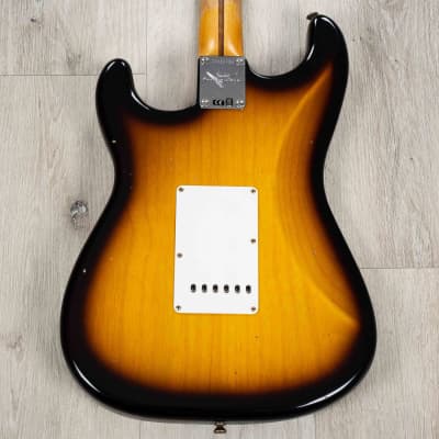 Fender Custom Shop Eric Clapton Stratocaster Journeyman Relic Guitar, Sunburst image 4