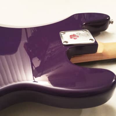 Lefty SX "Rock N Rose" Precision Bass Special Left-Handed Purple Glitter. Great Condition !... image 19
