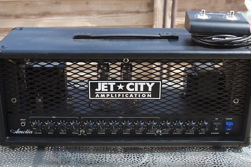 Jet City Amelia 50-Watt 2-Channel Tube Guitar Amp Head 2010s - Black image 1