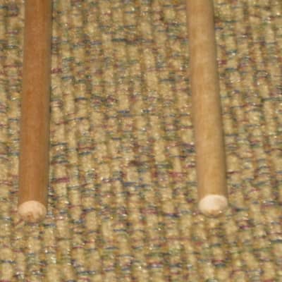 ONE pair new old stock (with packaging) Encore Mallets by Dan Lidster 103B, Oval Hard Rubber Black HEAD (unwound) / Birch Dowel HANDLES, from around 2019, made in USA image 13