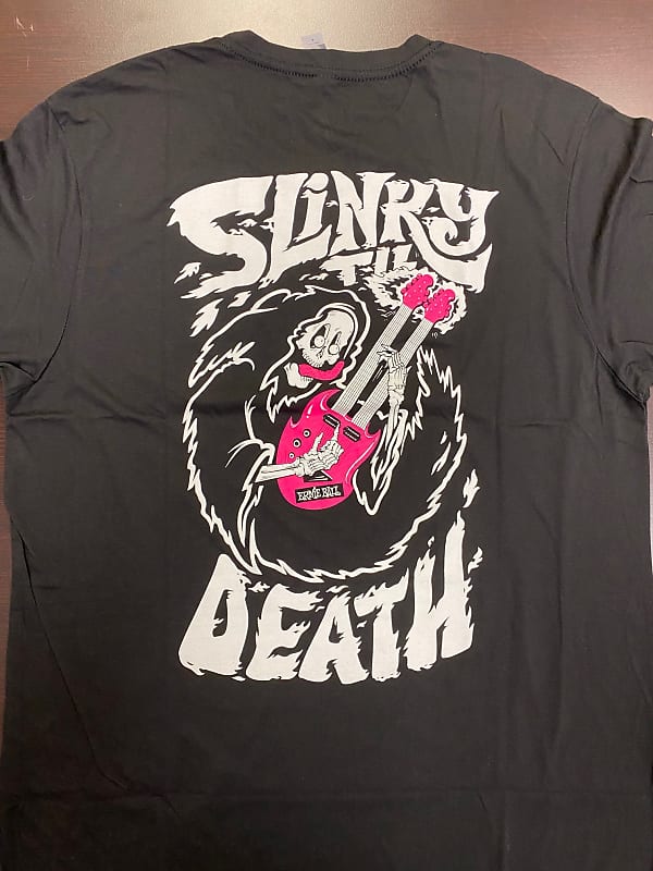 Ernie Ball Ernie Ball Slinky Till Death T-Shirt Medium Black Black image 1