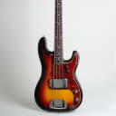 Fender  Precision Bass Solid Body Electric Bass Guitar (1963), ser. #92338, period black tolex hard shell case.