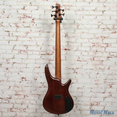 Ibanez SR Standard 5-String Electric Bass - LH, Brown Mahogany image 9