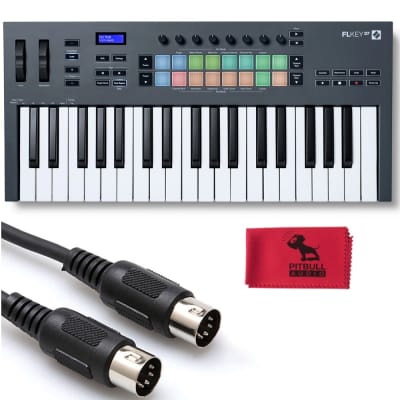 Novation FLkey 37 37-Key MIDI Controller Keyboard w/ MIDI Cable & Cloth