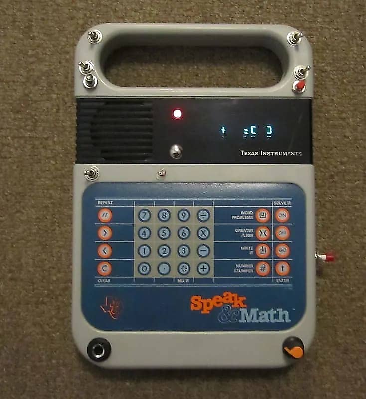 Circuit Bent Modified Texas Instruments Speak & Math Talking | Reverb